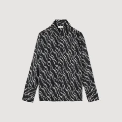 Best Sale Printed Flowing Shirt Women Tops & Shirts