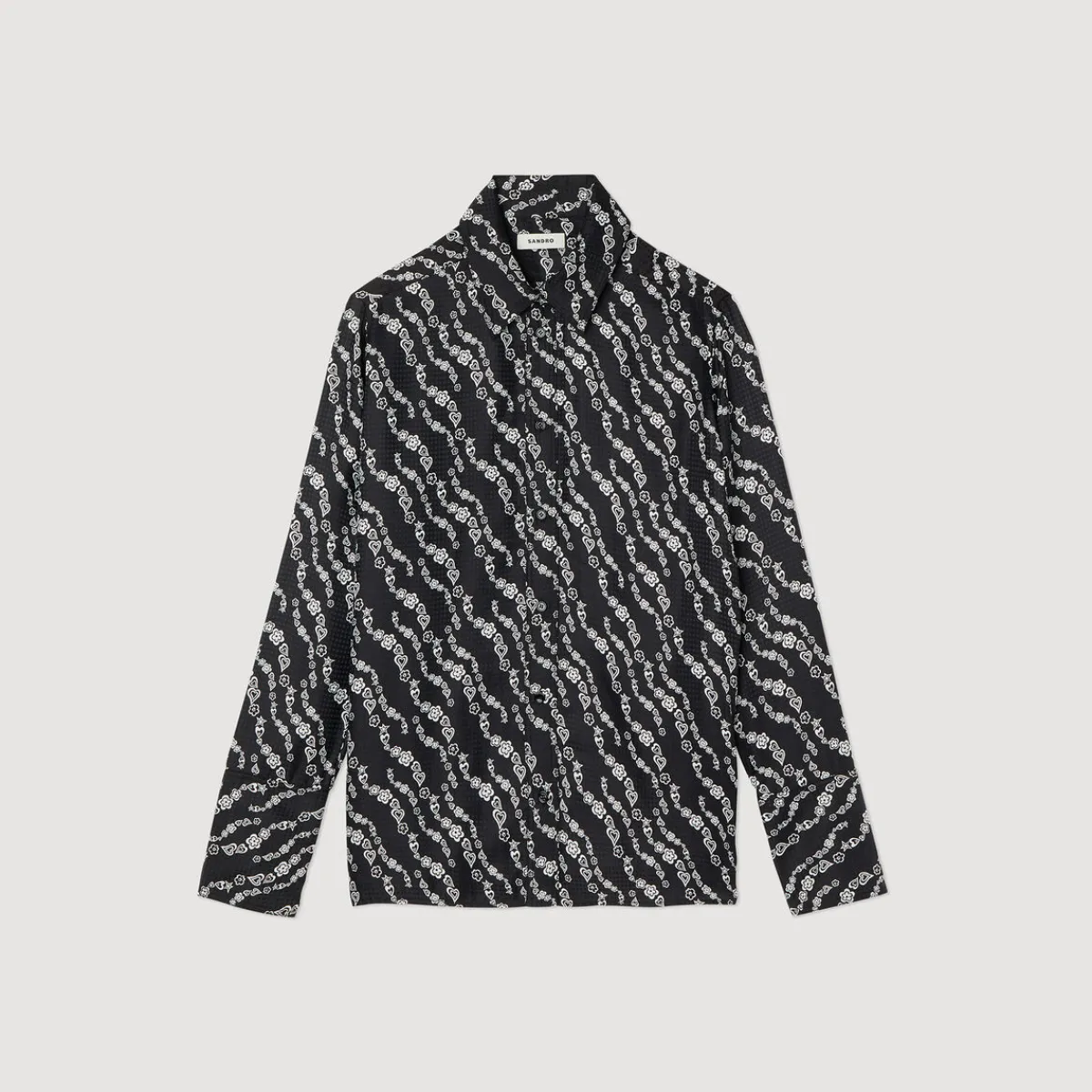 Best Sale Printed Flowing Shirt Women Tops & Shirts