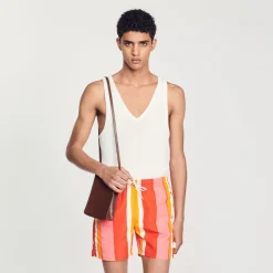 Hot Printed Striped Swim Shorts Men Pants & Shorts