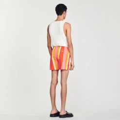 Hot Printed Striped Swim Shorts Men Pants & Shorts