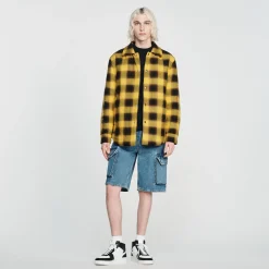 Clearance Quilted Checked Jacket Men Jackets