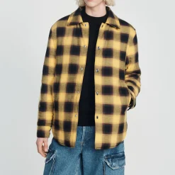 Clearance Quilted Checked Jacket Men Jackets