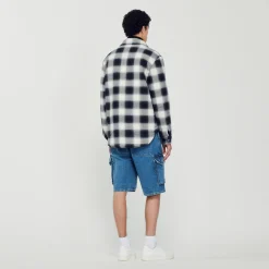 New Quilted Checked Jacket Men Jackets