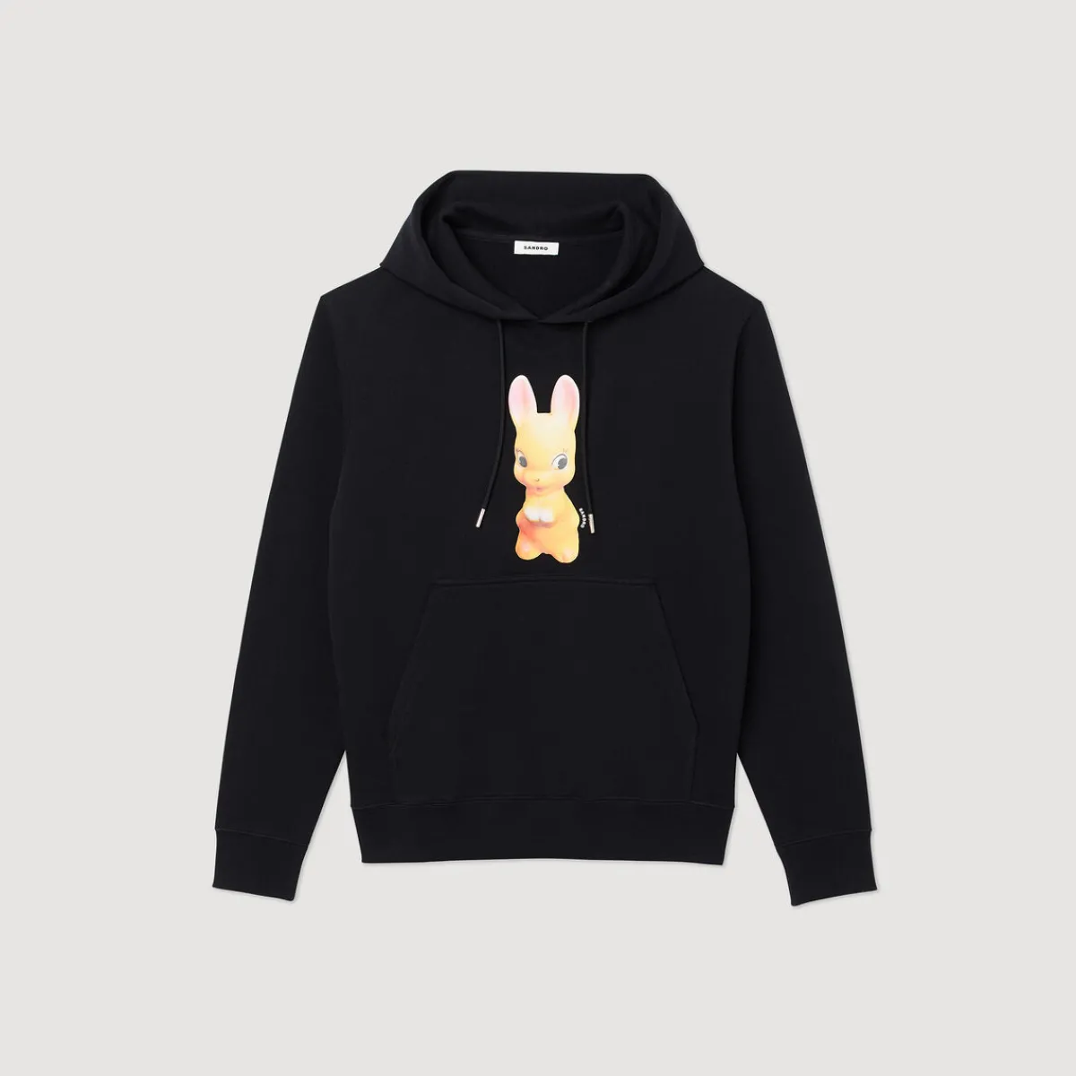 Hot Rabbit Print Hoodie Men Sweatshirts