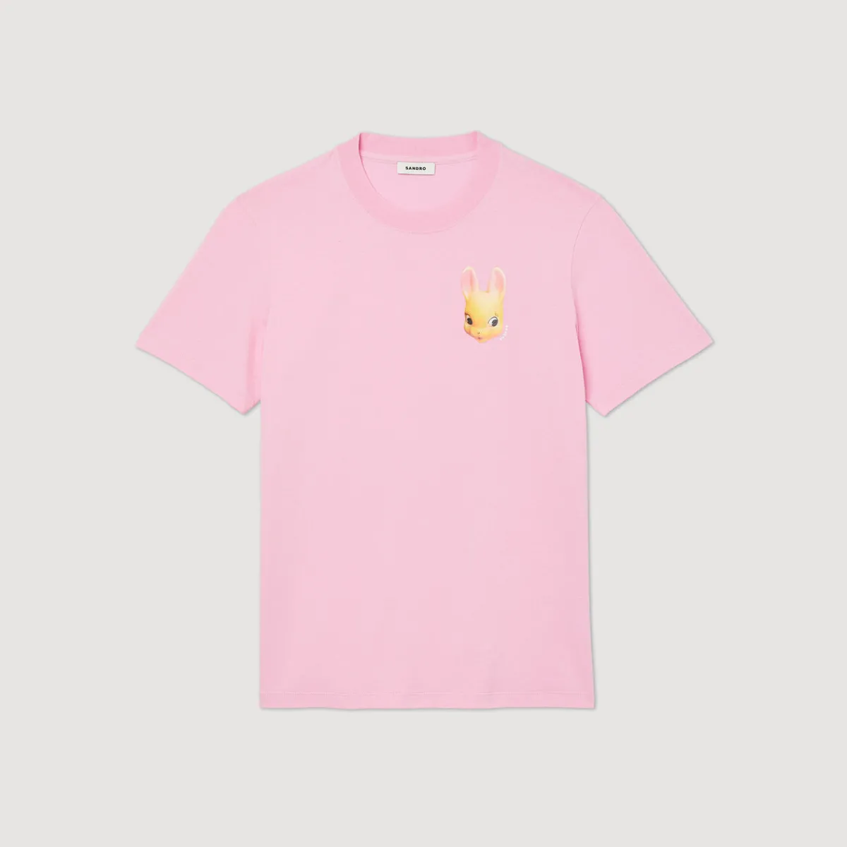 Online Rabbit Print T-Shirt Men T-Shirts & Polos