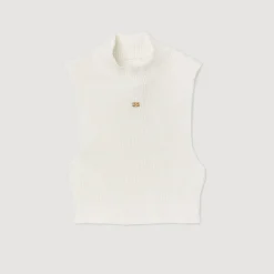 Cheap Ribbed Cropped Sweater Women Sweaters & Cardigans