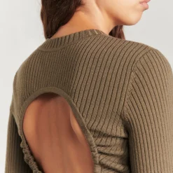 Best Ribbed Knit Dress Women Dresses