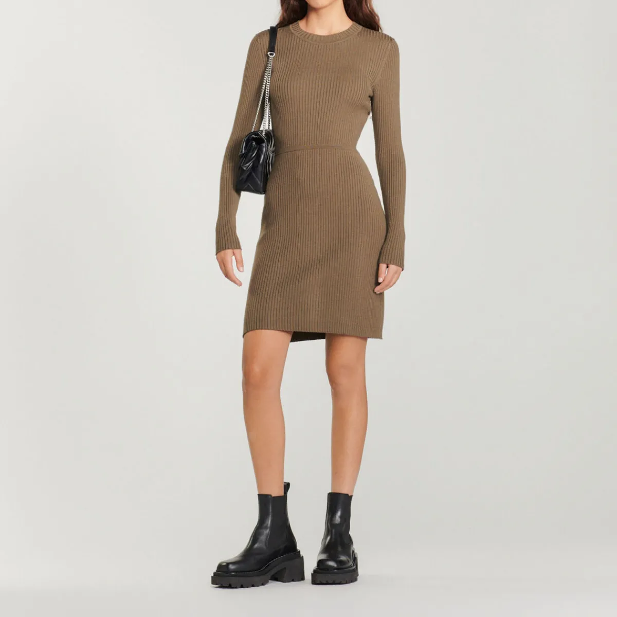 Best Ribbed Knit Dress Women Dresses