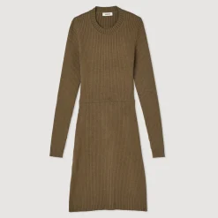 Best Ribbed Knit Dress Women Dresses