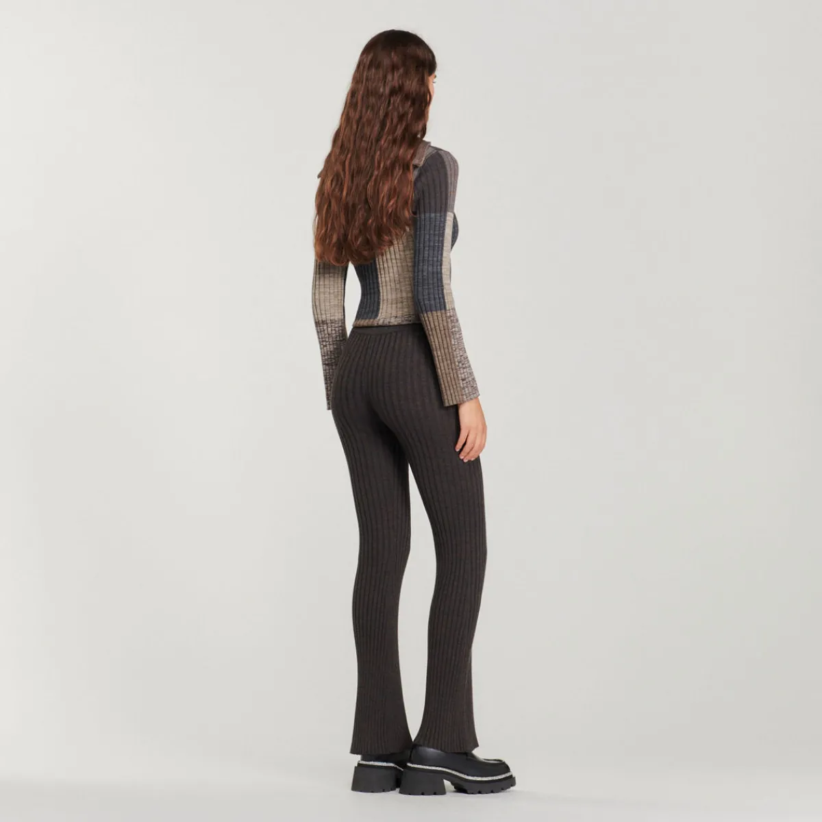 Clearance Ribbed Knit Pants Women Pants & Shorts