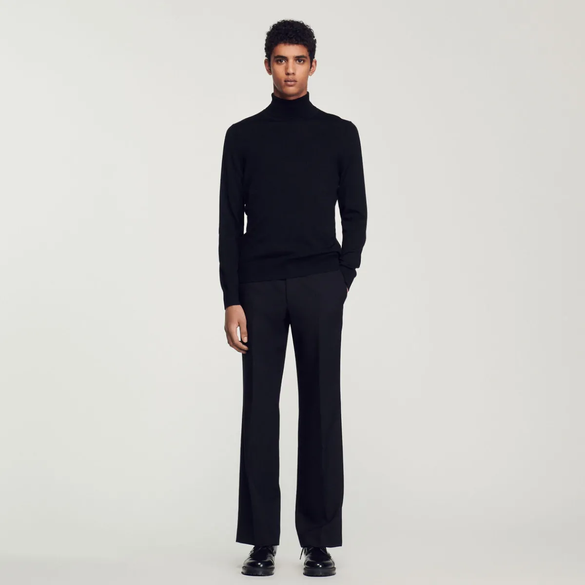 New Roll Neck Wool Sweater Men Sweaters & Cardigans