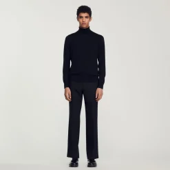 New Roll Neck Wool Sweater Men Sweaters & Cardigans