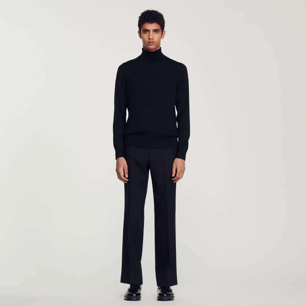 New Roll Neck Wool Sweater Men Sweaters & Cardigans