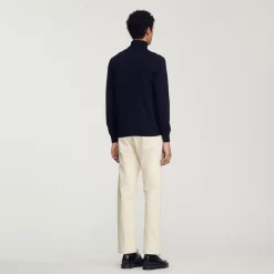 New Roll Neck Wool Sweater Men Sweaters & Cardigans