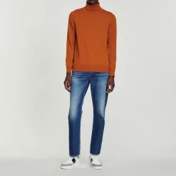 Hot Roll Neck Wool Sweater Men Sweaters & Cardigans