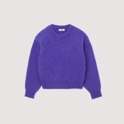Clearance Round Neck Mohair Sweater Women Sweaters & Cardigans