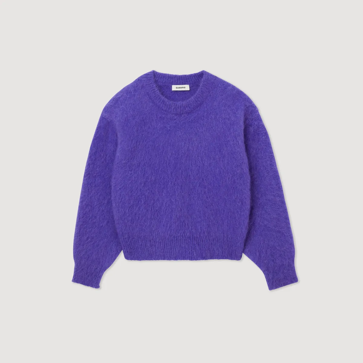 Clearance Round Neck Mohair Sweater Women Sweaters & Cardigans