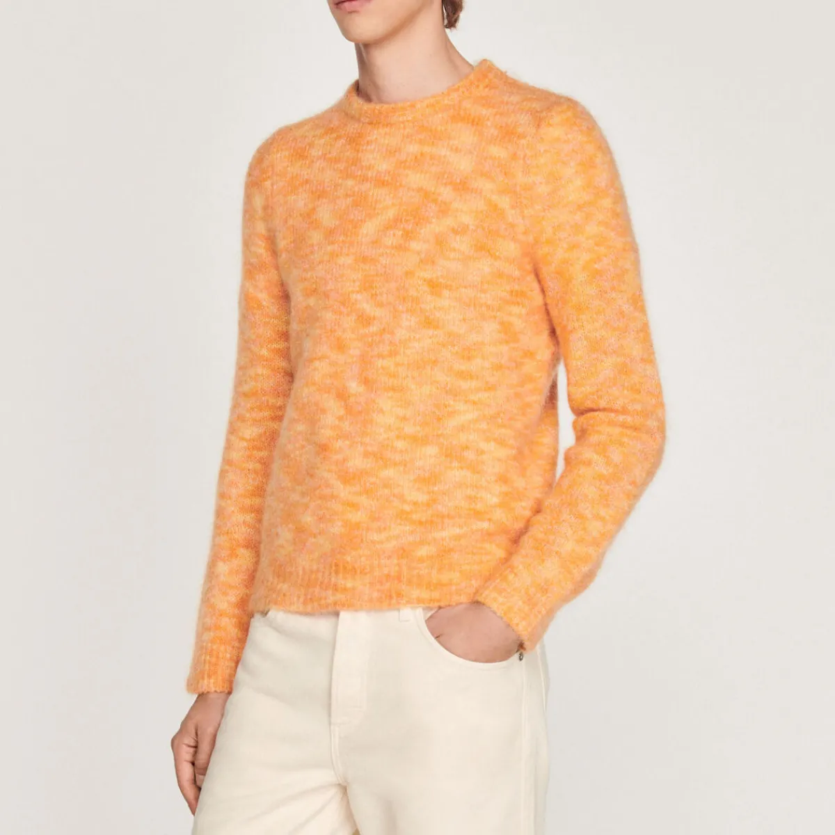 Shop Round Neck Wool Sweater Men Sweaters & Cardigans