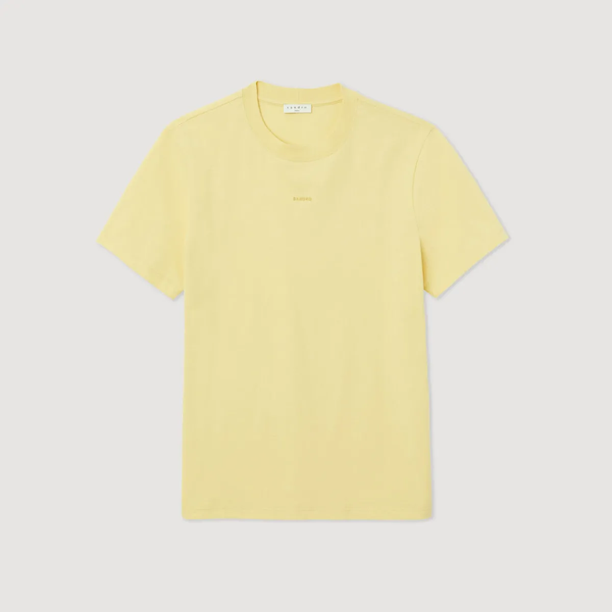 Shop Sandro Embroidered T-Shirt Men T-Shirts & Polos