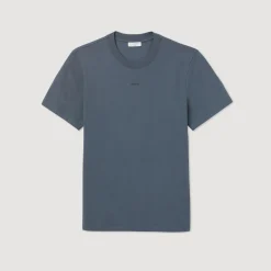 Best Sale Sandro Embroidered T-Shirt Men T-Shirts & Polos