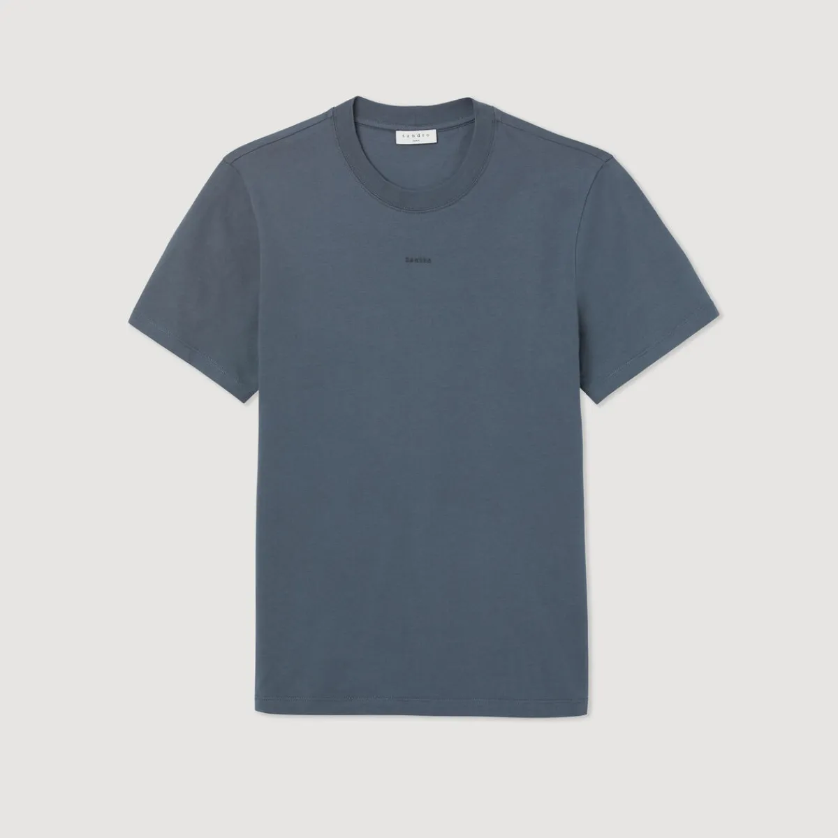 Best Sale Sandro Embroidered T-Shirt Men T-Shirts & Polos