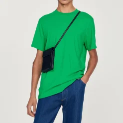 Fashion Sandro Embroidered T-Shirt Men T-Shirts & Polos
