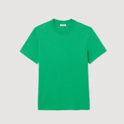 Fashion Sandro Embroidered T-Shirt Men T-Shirts & Polos