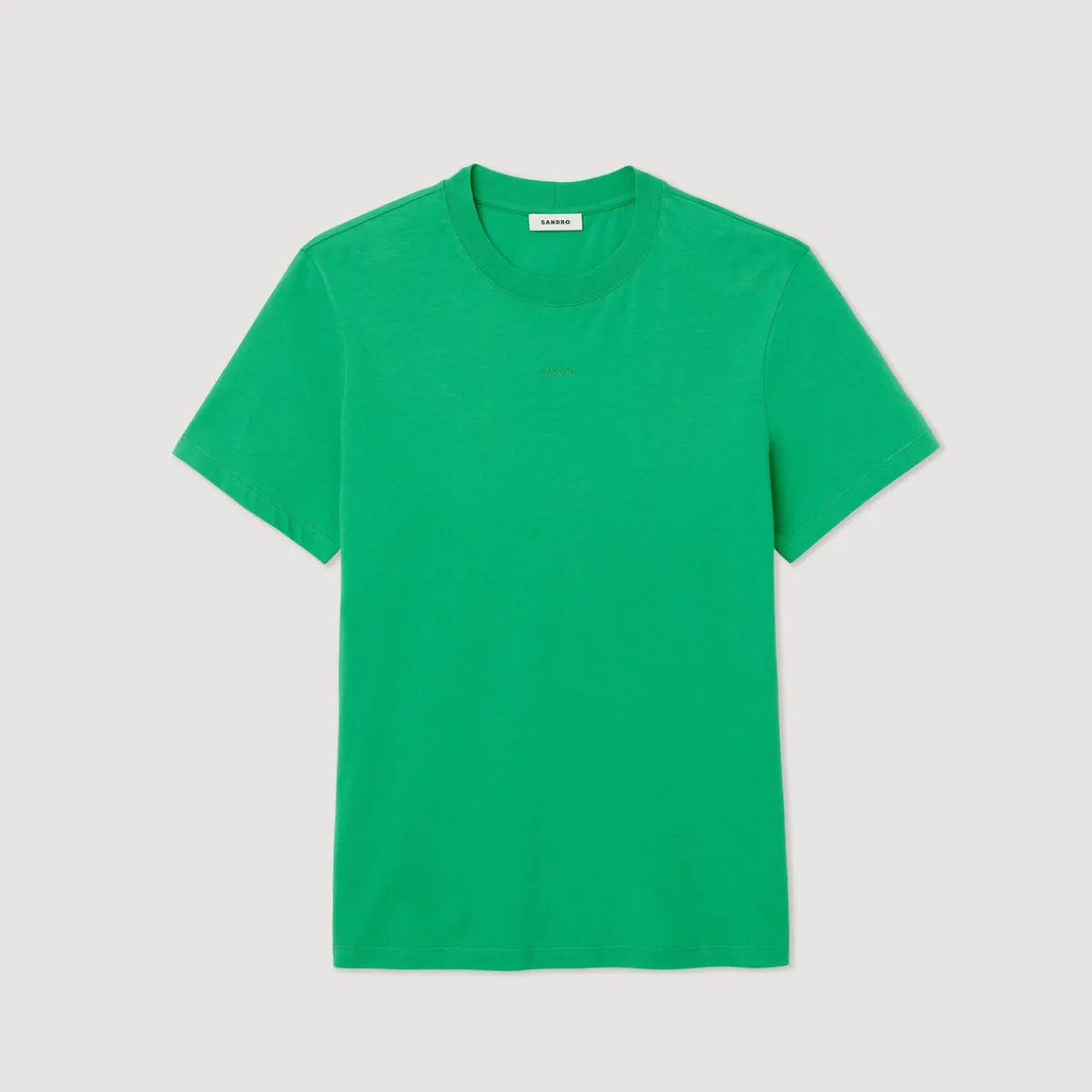 Fashion Sandro Embroidered T-Shirt Men T-Shirts & Polos