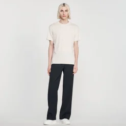 Online Sandro Embroidered T-Shirt Men T-Shirts & Polos
