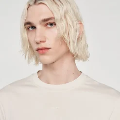 Online Sandro Embroidered T-Shirt Men T-Shirts & Polos