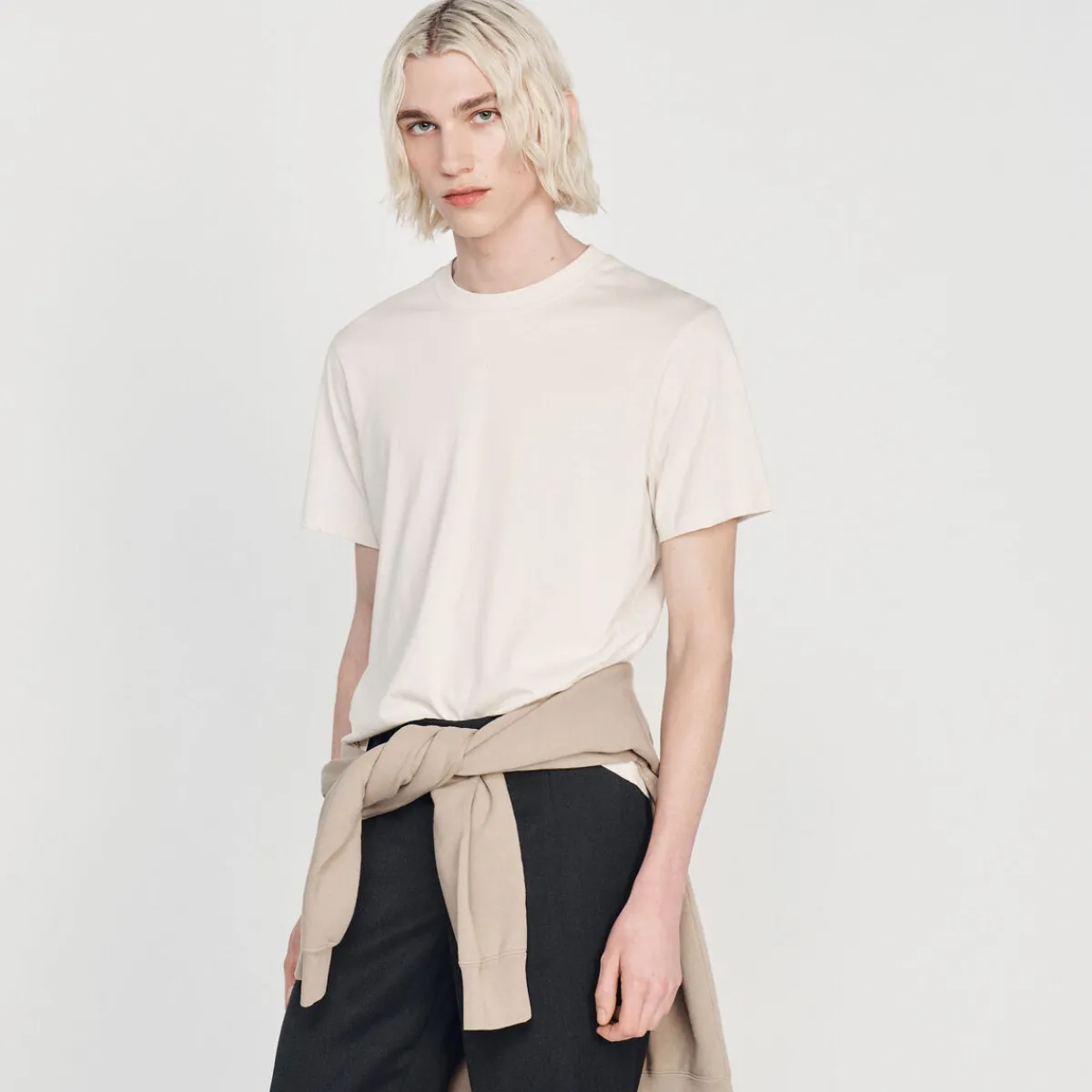 Online Sandro Embroidered T-Shirt Men T-Shirts & Polos