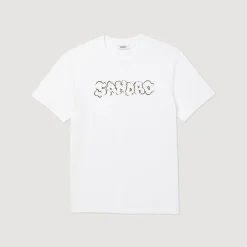 Store Sandro Embroidery T-Shirt Men T-Shirts & Polos