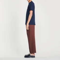 Clearance Sandro Embroidery T-Shirt Men T-Shirts & Polos