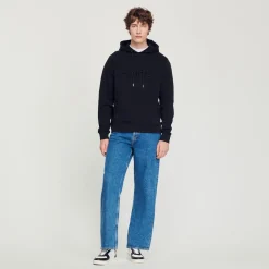 Store Sandro Hoodie Men Sweatshirts