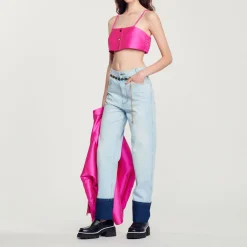Shop Satin Bra Top Women Tops & Shirts