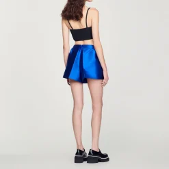 Cheap Satin Shorts Women Matching Sets