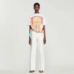 Best Sale Scarf T-Shirt Women Tops & Shirts