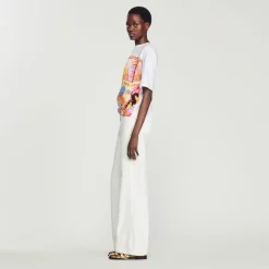 Best Sale Scarf T-Shirt Women Tops & Shirts