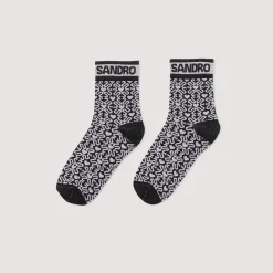 Hot Shiny Double S Socks Women Socks