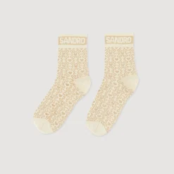 Hot Shiny Double S Socks Women Socks