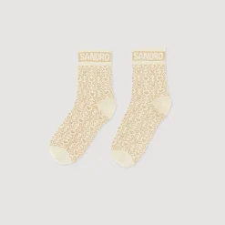 Hot Shiny Double S Socks Women Socks