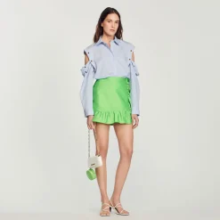 Flash Sale Shirt With Detachable Sleeves Women Tops & Shirts