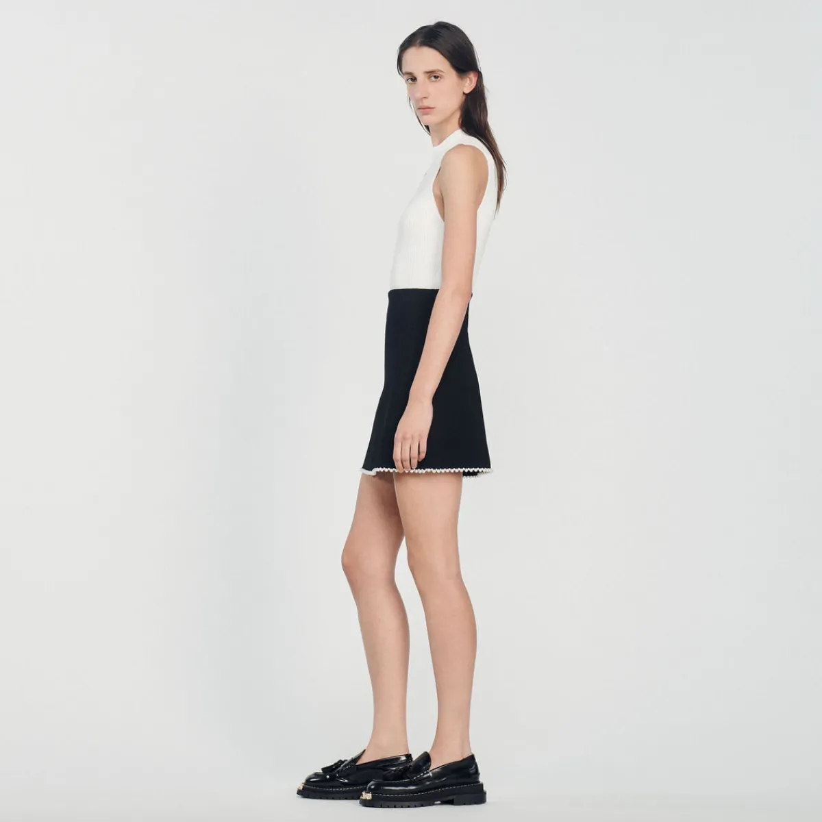 Clearance Short Beaded Skirt Women Matching Sets