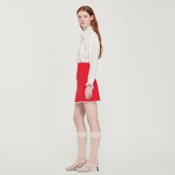 Cheap Short Beaded Skirt Women Matching Sets