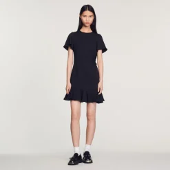 Best Sale Short Crepe Dress Women Dresses