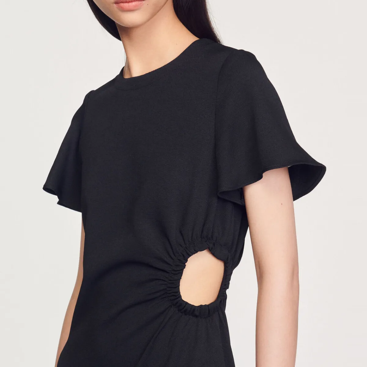 Best Sale Short Crepe Dress Women Dresses