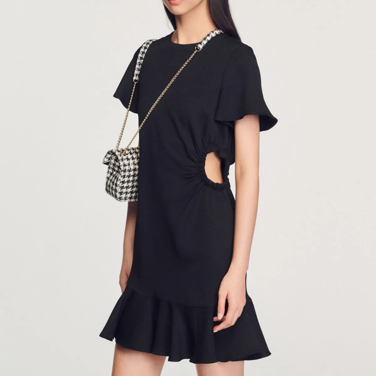 Best Sale Short Crepe Dress Women Dresses
