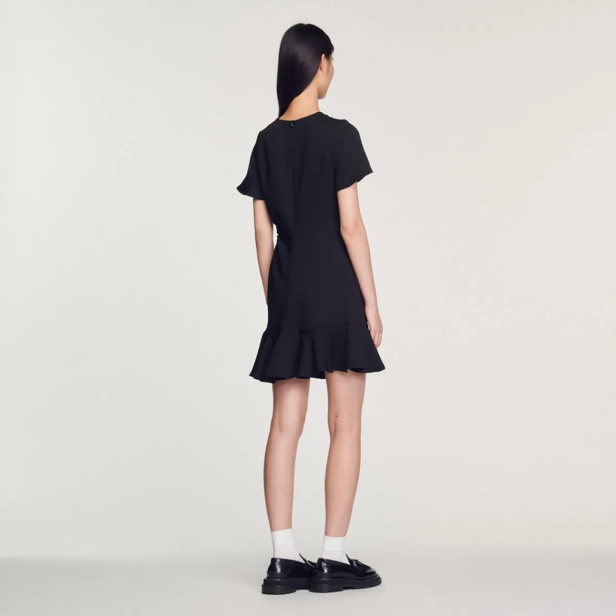 Best Sale Short Crepe Dress Women Dresses