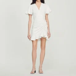Shop Short Crossover Dress Women Dresses