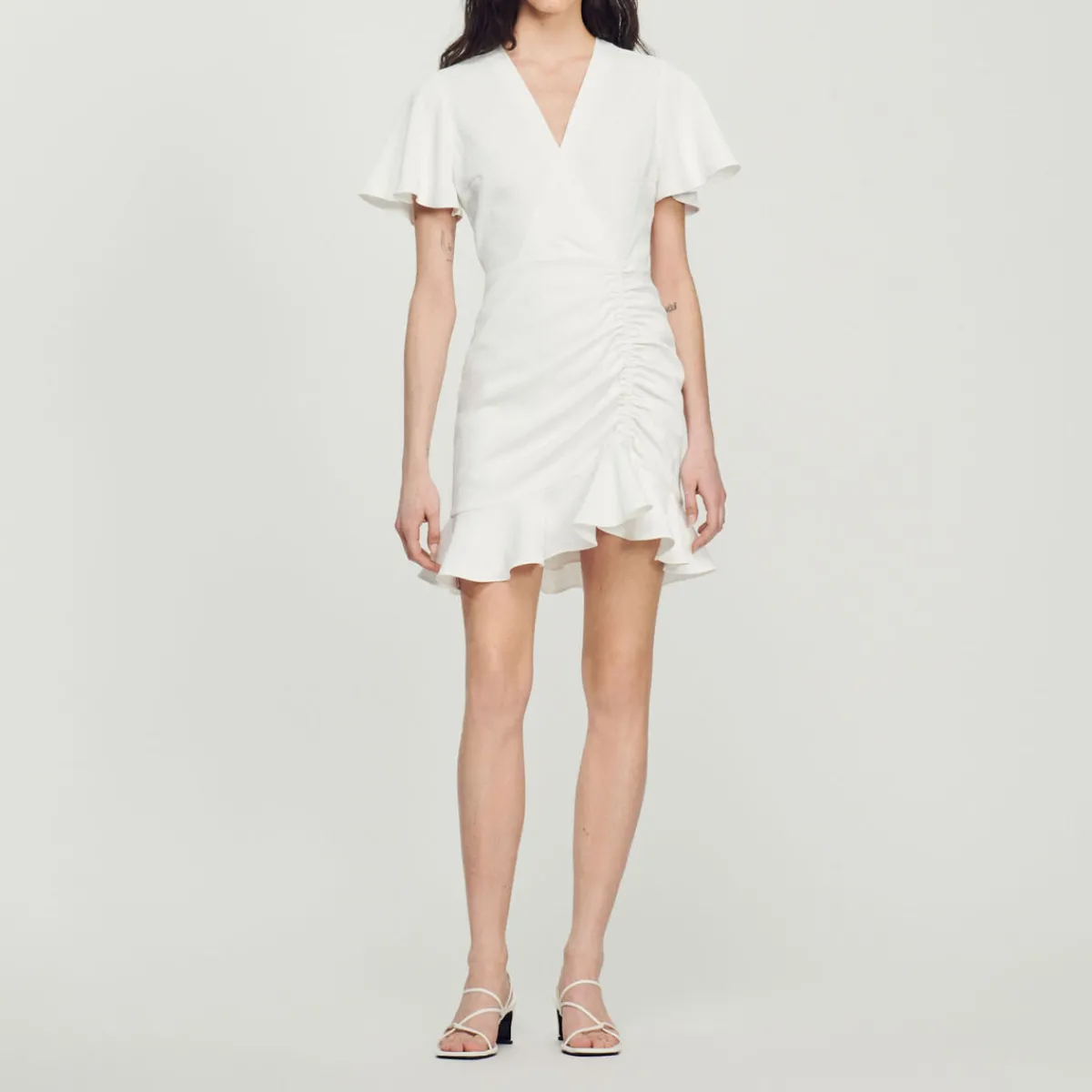 Shop Short Crossover Dress Women Dresses